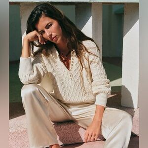 Sezane Bree jumper Sweater cream S